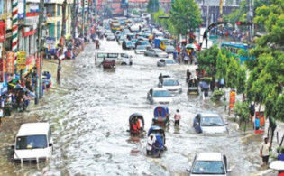 ঢাকার আশপাশ ও সাভার প্লাবিত হচ্ছে বন্যায়