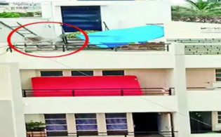 অবশেষে গরু উদ্ধার হলো ৬ তলা ভবনের ছাদ থেকে