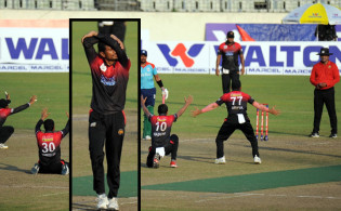 আম্পায়ারের সিদ্ধান্ত নিয়ে কথা বলায় জরিমানা করা হলো মাহমুদউল্লাহর