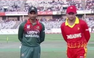জিম্বাবুয়ের বিপক্ষে টস জিতে ব্যাটিংয়ে বাংলাদেশ দেখেনিন একাদশ