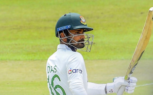 ৯৫ রান করে আউট হলেন লিটন দাস,সর্বশেষ স্কোর