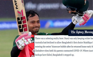 অস্ট্রেলিয়া সংবাদবাদ মাধ্যমে মুশফিক, নিজ দলের তীব্র সমলোচনা