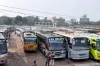 দেশের একটি জেলা থেকে সব রুটে বাস চলাচল বন্ধ