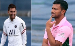 মেসির সিদ্ধান্ত নিয়ে কথা বললেন সাকিব