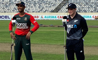 বাংলাদেশ বনাম নিউজিল্যান্ডের ২য় টি-২০ ম্যাচের টস শেষ