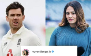 সোশ্যাল মিডিয়ায় জেমস অ্যান্ডারসনকে জোরদার ট্রোল করলেন মায়ান্তি ল্যাঙ্গার