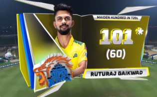 চার ছক্কার ঝড়ো সেঞ্চুরিতে রাজস্থানকে বিশাল রানের টার্গেট দিলে চেন্নাই
