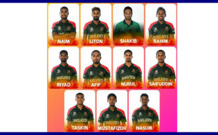 ৬ ব্যাটসম্যান দুই পেসার নিয়ে শ্রীলঙ্কার বিপক্ষে শক্তিশালী একাদশ ঘোষণা করলো বাংলাদেশ