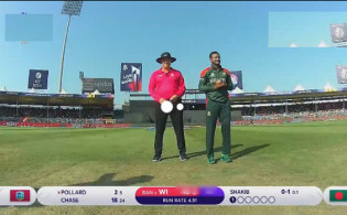 ১৯ ওভার শেষ ,দেখেনিন সর্বশেষ স্কোর