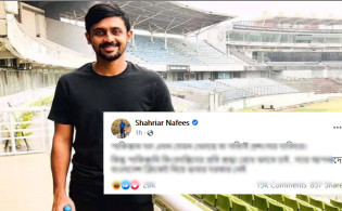 বাংলাদেশ ক্রিকেট নিয়ে কথা বলায় পাকিস্তানি ক্রিকেটারদের জবাব দিলেন শাহরিয়ার নাফিস