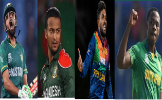 এবারের টি-টোয়েন্টি বিশ্বকাপের ব্যাটে-বলের পারফরম্যান্সে সেরা পাঁচে আছেন যারা