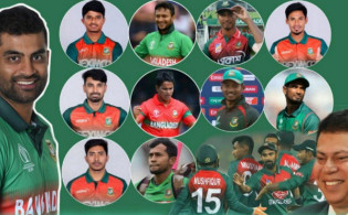 পাকিস্তানের বিপক্ষে টি-টোয়েন্টি সিরিজের জন্য ১৬ সদস্যের স্কোয়াড চূড়ান্ত