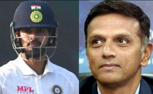 টেস্টে রিস্ক নিয়ে ছক্কা মারায় শ্রেয়সকে ধমক দেন দ্রাবিড়