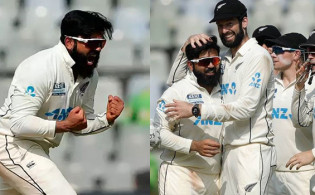একাই ১০ উইকেট নিয়ে ভারতকে অলআউট করলেন আজাজ