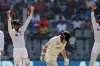 এজাজের ১৪ উইকেটের পরও নিশ্চিত জয়ের পথে ভারত