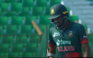 অল আউট বাংলাদেশ,টার্গেট দিলো একেবারেই অল্প রানের