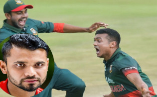 টাইগারদের ইতিহাস গড়া জয় : তাসকিনকে নিয়ে মাশরাফীর বিশেষ বার্তা