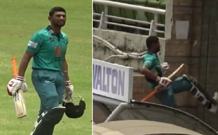 মেজাজ হারিয়ে ড্রেসিংরুমের দরজায় লাথি দিয়ে তুমুল আলোচনায় মাহমুদউল্লাহ রিয়াদ