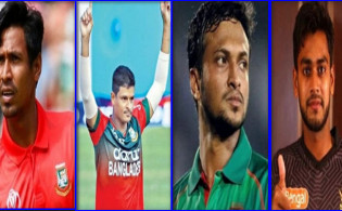 সাকিব ও মুস্তাফিজের কপাল পুড়লেও দারুন সুখবর পেলো নাসুম ও মিরাজ
