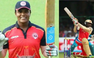 6,6,6,6,4,4,6, ৭৬ বলে ১৬২ রান করে এই যেন আরেক ক্রিস গেইল