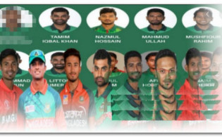 ১ স্পিনার,৭ ব্যাটার, ৩ অলরাউন্ডার ও ৪ পেসারকে নিয়ে ১৫ সদস্যের স্কোয়াড ঘোষণা করলো বাংলাদেশ
