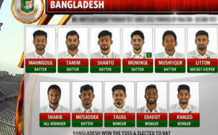 একাদশে দুই পরিবর্তন নিয়ে রাতে মাঠে নামছে বাংলাদেশ, দেখেনিন একাদশ