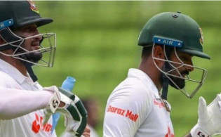 লিটনের হাফ সেঞ্চুরির পর অল-আউট বাংলাদেশ