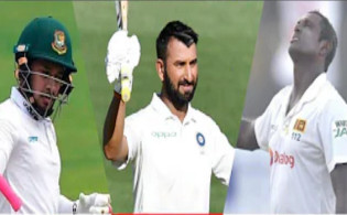 মুশফিক,পুজারা ও ম্যাথিউসের মধ্যে সবচেয়ে ডিপেন্ডেবল ব্যাটসম্যানের নাম ঘোষণা