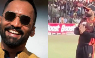 চরম উত্তেজনাঃ গ্যালারিতে উঠে দর্শক পেটালেন ভারতের তারকা ক্রিকেটার
