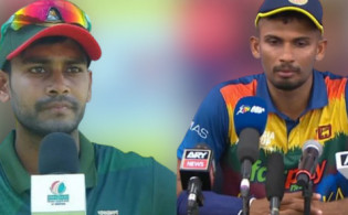 বাংলাদেশ অপমান করা লঙ্কান অধিনায়কে উচিত জবাব দিলেন মিরাজ
