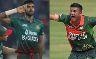 এবাদতের তিন, তাসকিনের এক উইকেটে চাপে শ্রীলঙ্কা, দেখুন সর্বশেষ স্কোর