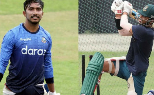 মিরপুরে বিগ হিটিংয়ে সৌম্য ছক্কার ঝড়, নজর কাড়লো শ্রীরামের