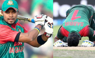 ছক্কা, ছক্কা, ছক্কাঃ ওপেনিংয়ে নেমে ব্যাট হাতে ঝড় তুললেন সাব্বির, দেখুন সর্বশেষ স্কোর