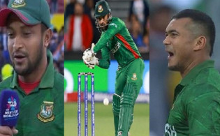 ম্যাচ শেষে লিটন-তাসকিনকে নিয়ে যা বললেন সাকিব