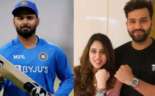ঋষভ পন্তের আহতের বিষয় নিয়ে সাংবাদিকদের ধুয়ে দিলেন রোহিতের স্ত্রীর