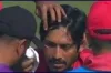 খেলা চলাকালীন সময়ে মুখ ফেটে রক্ত ঝরল বিজয়ের