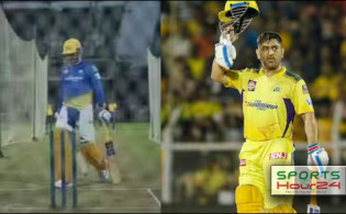 ব্যাটিংয়ে ছক্কার ঝড় তুললেন ধোনি