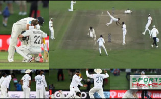 ৭৫ বছর পর ক্রিকেট বিশ্বে এমন ইতিহাস গড়লেন নিউজিল্যান্ড (ভিডিও)