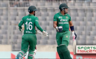 ব্যাটিং ঝড়ে লিটনের দুর্দান্ত ফিফটি, দেখুন বাংলাদেশের সর্বশেষ স্কোর