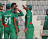 এক ওভারে জোড়া উইকেট, এবাদতকে সাকিবের স্যালুট