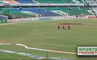 মাঠ পরিদর্শন শেষে, খেলা শুরুর নতুন সময় জানালেন আম্পায়াররা