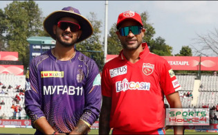 এইমাত্র শেষ হলো পাঞ্জাব বনাম কলকাতা ম্যাচের টস, জেনেনিন ফলাফল