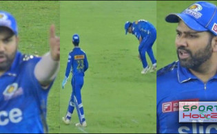 পাড়ার ক্রিকেটের ভুল আঈপিএলে, মেজাজ হারিয়ে চড়াও রোহিত