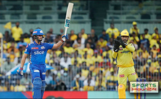 বিপর্যয় কাটিয়ে চেন্নাইকে লড়ুকে রানের টার্গেট দিল মুম্বাই