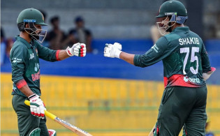 অবশেষে ভালো ভাবে ৫০ ওভার খেলে যত রানের টার্গেট দিল বাংলাদেশ