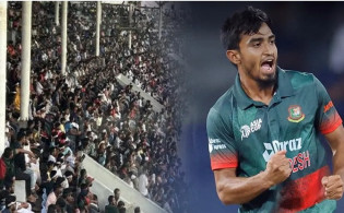 তানজিমের হাতে বল, গ্যালারিতে স্লোগানের ঝড়
