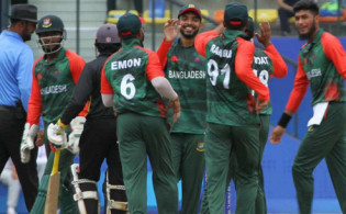 শেষ মুহূর্তে আফিফ ঘূর্ণিতে দারুন জয়ে সেমিতে বাংলাদেশ