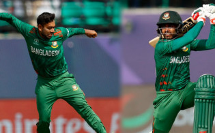 মিরাজ-শন্তের জোড়া ফিফটিতে বিশাল জয়ে বাংলাদেশের বিশ্বকাপ মিশন শুরু