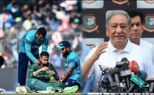দল থেকে ছিটকে যেতে পারে সাকিব, ইনজুরি নিয়ে যা জানালো বিসিবি