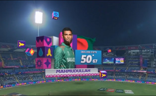 দুঃসময়ে মাহমুদুল্লাহর দুর্দান্ত হাফ-সেঞ্চুরি, দেখুন সর্বশেষ স্কোর